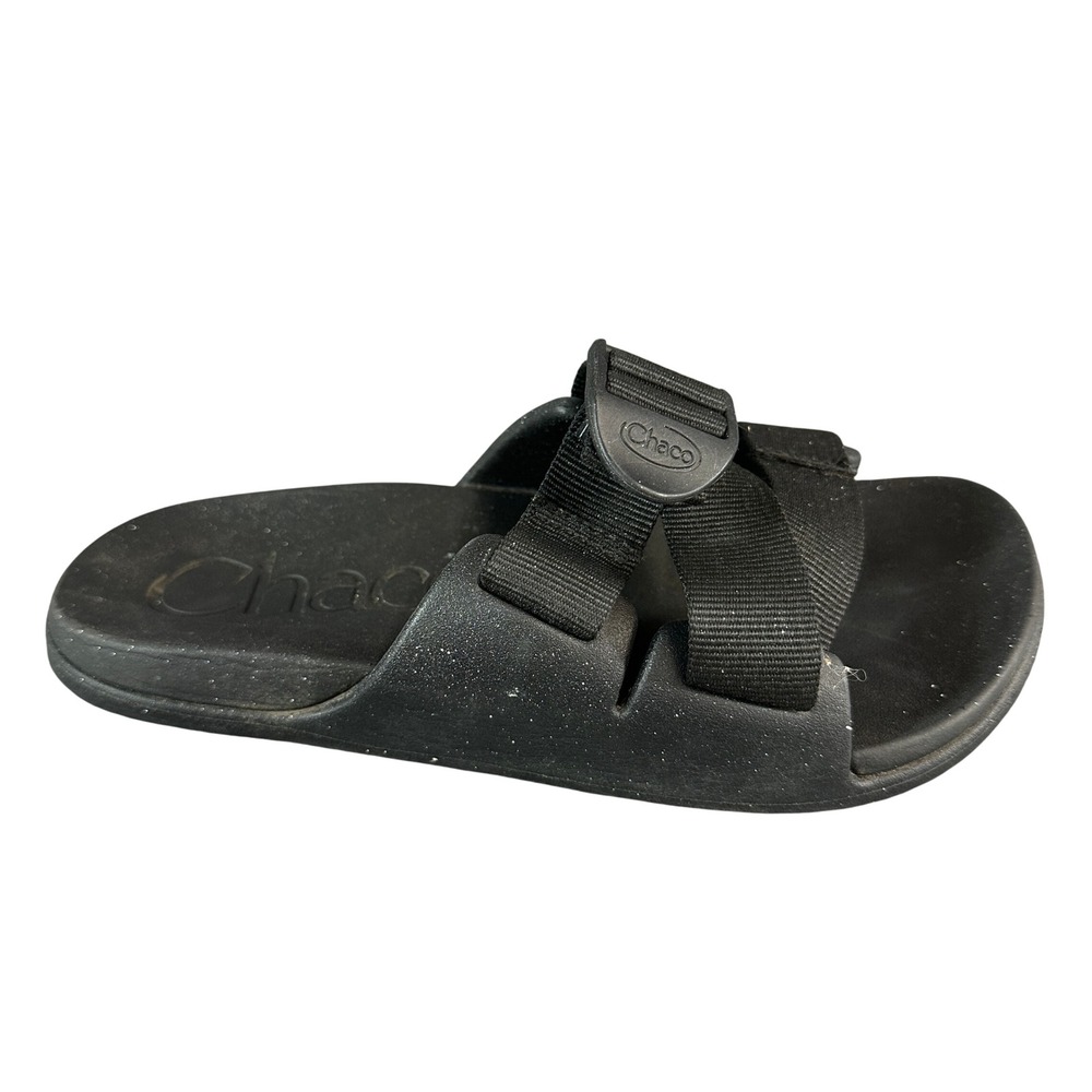 Chaco Chillos Slide Sandals Black Adjustable Straps Women's 5